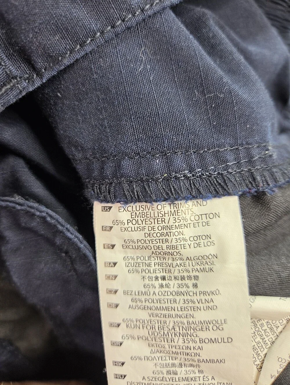 5.11 Tactical Navy Ripstop Cargo Shorts Size 36